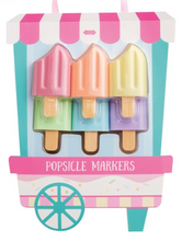 Load image into Gallery viewer, Spaceship, Ice Cream, Popsicle and Airplane Marker Sets
