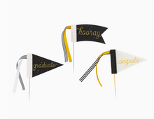 Load image into Gallery viewer, Graduate Mini Felt Pennants
