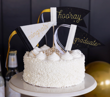 Load image into Gallery viewer, Graduate Mini Felt Pennants
