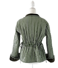 Load image into Gallery viewer, Pinstripe Velvet Jacket
