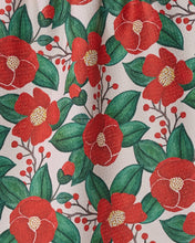 Load image into Gallery viewer, Geometry Winter Camellia Tea Towel - Holiday 2026
