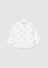 Load image into Gallery viewer, Mayoral Baby Printed Jacquard Shirt, Dog Print
