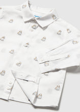 Load image into Gallery viewer, Mayoral Baby Printed Jacquard Shirt, Dog Print
