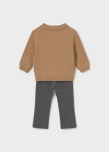 Load image into Gallery viewer, Mayoral Baby Sweater and Pants Set, Biscuit
