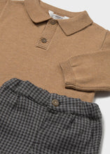 Load image into Gallery viewer, Mayoral Baby Sweater and Pants Set, Biscuit
