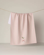 Load image into Gallery viewer, Geometry Martini Stripe Tea Towel - Mahjong
