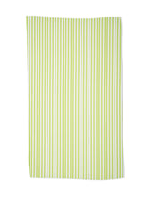 Load image into Gallery viewer, Summer Stripe Green Tea Towel
