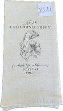 Load image into Gallery viewer, California Poppy Tea Towel
