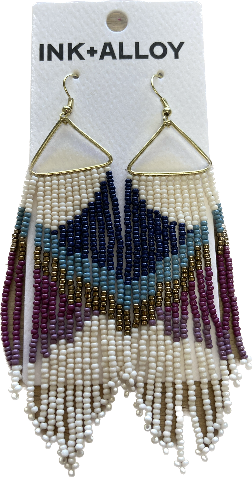 Emilie Angles Beaded Fringe Earrings Iceland