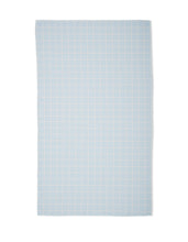 Load image into Gallery viewer, Summer Grid Blue Tea Towel
