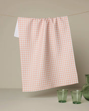 Load image into Gallery viewer, Geometry Peach Darling Tea Towel
