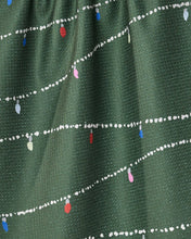 Load image into Gallery viewer, Geometry Garland Glow Tea Towel - Holiday 2026
