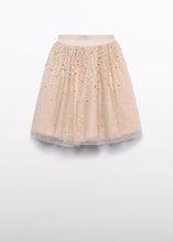 Load image into Gallery viewer, Girl midi skirt with pearls in toasted by Abel &amp; Lula
