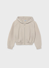 Load image into Gallery viewer, Mayoral Girl Zip-Up Hoodie, Stone
