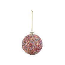 Load image into Gallery viewer, Glass Beaded Ball Ornament
