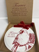 Load image into Gallery viewer, Cardinal Ceramic Box Ornament
