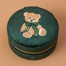 Load image into Gallery viewer, Velvet Round Jewelry Case
