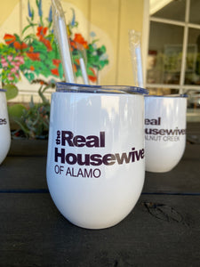 Black & White Real Housewives Tumbler