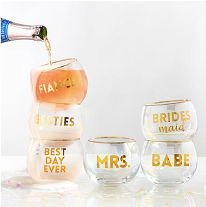 Bridal Roly Poly Glasses