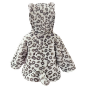 Leopard Faux Fur Baby Coat