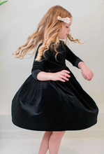 Load image into Gallery viewer, Mila&amp;Rose Velvet Twirl Dress
