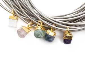 Dia Wellness Collection Crystal Charm Bracelets