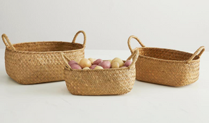 Oval Tub Seagrass Baskets