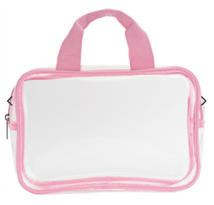 Cheerful clouds cosmetic bag