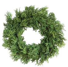 Load image into Gallery viewer, Faux Cedar Wreath
