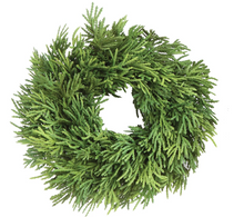 Load image into Gallery viewer, Faux Cedar Wreath
