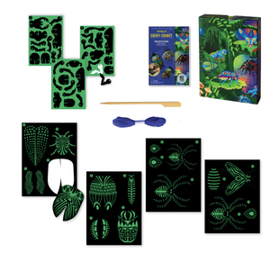 Totally Creepy Crawly 3D Scratch Art Set