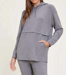 Malibu Collection Fleece Luxe Lounge Anorak by Barefoot Dreams