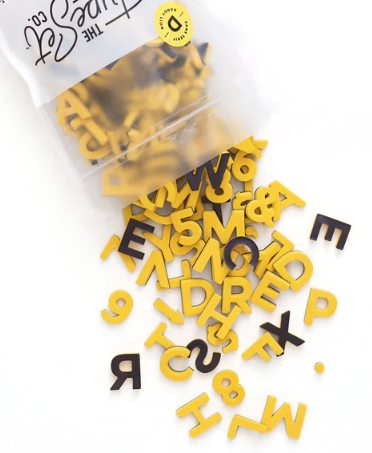 Soft Magnetic Letters-1 inch