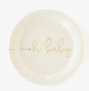 Oh Baby Plates