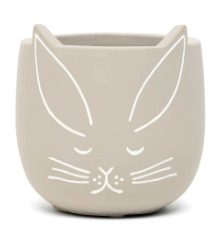 Bunny Concrete Pot