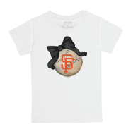 Giants Baseball Bow Tee