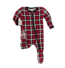 Load image into Gallery viewer, Crimson Plaid Holiday Jammies
