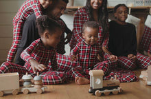 Load image into Gallery viewer, Crimson Plaid Holiday Jammies
