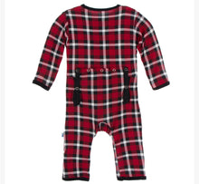 Load image into Gallery viewer, Crimson Plaid Holiday Jammies

