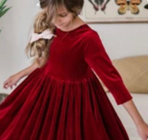 Mila&Rose Velvet Twirl Dress