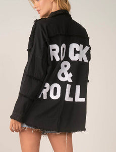 Rock N Roll Distressed Jacket