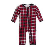 Load image into Gallery viewer, Crimson Plaid Holiday Jammies
