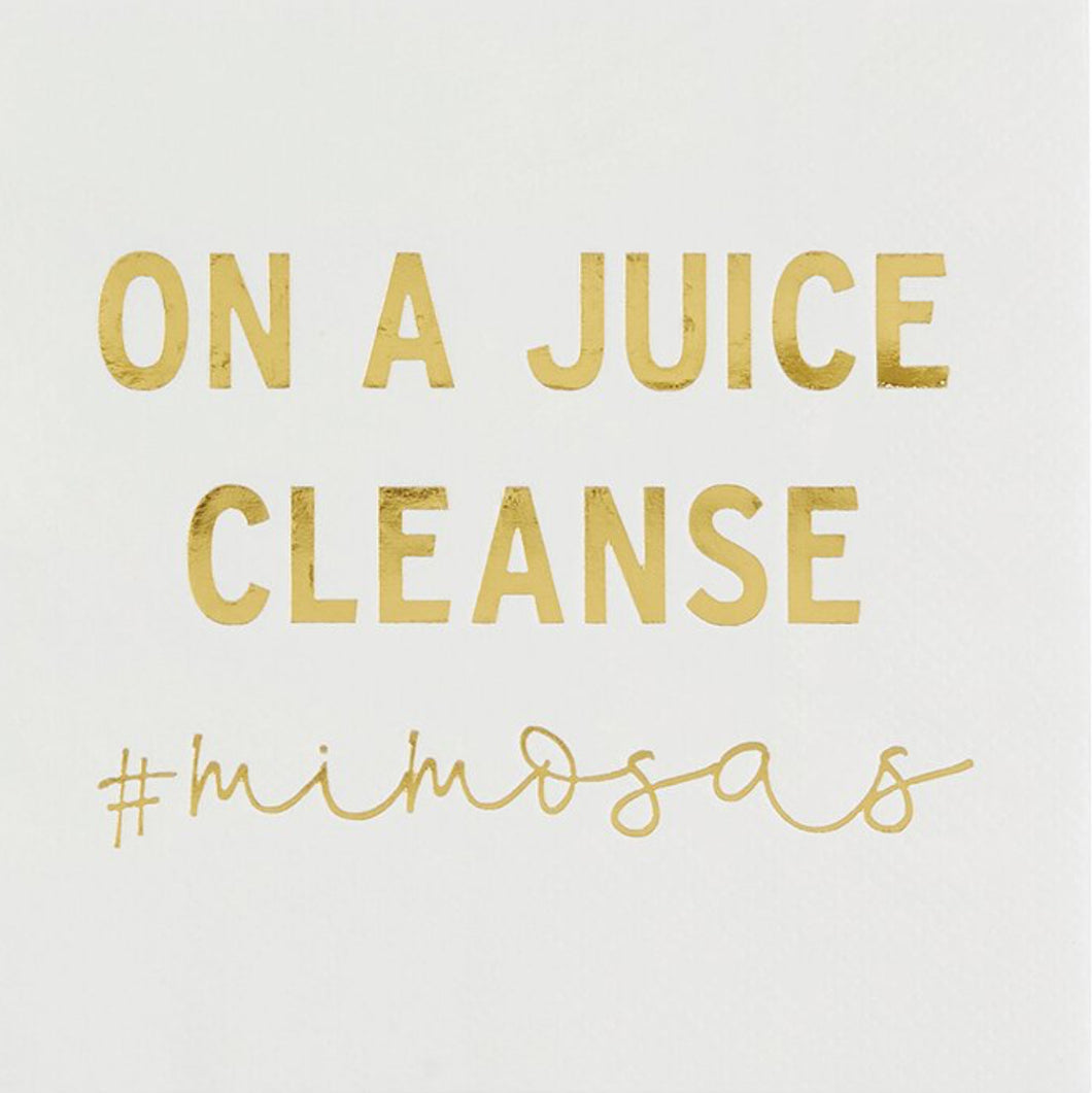 Juice Cleanse Cocktail Napkins