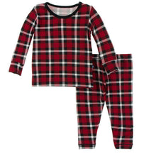 Load image into Gallery viewer, Crimson Plaid Holiday Jammies
