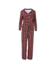 Load image into Gallery viewer, Crimson Plaid Holiday Jammies
