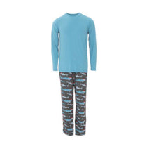 Load image into Gallery viewer, Santa Sharks Holiday Jammies
